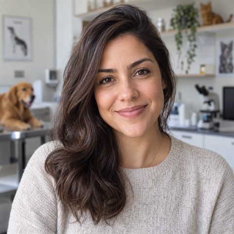 Personagem fictícia Camila, imagem gerada por IA